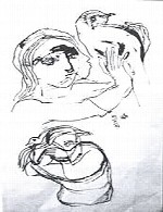 ایران درودی، نقاش حکمت مغانی