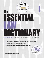 واژه نامه انگلیسی - انگلیسی حقوقThe Essential Law Dictionary