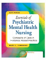 ملزومات روانپرستاری بهداشت روان – مفاهیم مراقبت در عمل مبتنی بر شواهدEssentials of Psychiatric Mental Health Nursing