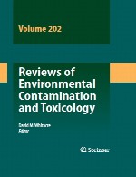 بررسی آلودگی محیطی و سم شناسی – جلد 202Reviews of Environmental Contamination and Toxicology - Volume 202