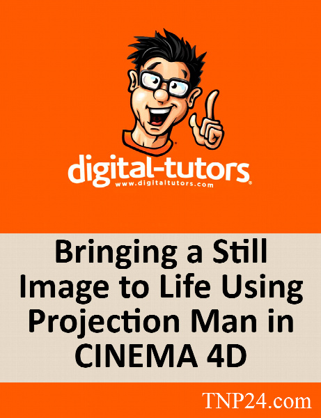 آموزشی ترکیب عکس با مدل های سه بعدی و افزودن افکت های سینمایی / Digital Tutors Bringing a Still Image to Life Using Projection Man in CINEMA 4D