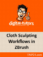 آموزشی نحوه ایجاد انواع مختلف بافت های پارچه و .. در نرم افزار ZBrushDigital Tutors Cloth Sculpting Workflows in ZBrush