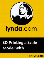 آموزش آشنایی با مدلهای ابعاد چاپ 3dLynda 3D Printing a Scale Model with AutoCAD