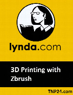 آموزش استفاده از برنامه قدرتمند ZBrushLynda 3D Printing with ZBrush