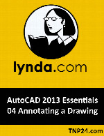 آموزش اوتوکدLynda AutoCAD 2013 Essentials 04 Annotating a Drawing
