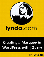 آموزش ساخت اسلایدشوهای Marquee در وب سایت های WordPressLynda Creating a Marquee in WordPress with jQuery