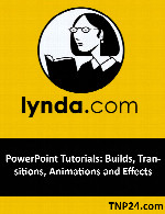 آموزش نحوه ارائه مطالب با  افکت ها ، انیمیشن ها و ... در پاورپوینتLynda PowerPoint Tutorials: Builds, Transitions, Animations and Effects