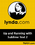 آموزش Sublime TextLynda Up and Running with Sublime Text 2