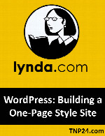 آموزش نحوه طراحی پوسته های تک صفحه ای وردپرسLynda WordPress: Building a One-Page Style Site