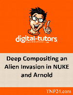 آموزش رندر مدلهای سه بعدی در مایا بوسیله موتور رندر ArnoldDigital Tutors Deep Compositing an Alien Invasion in NUKE and Arnold