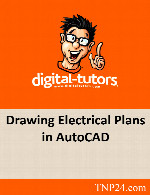 آموزش چونگی رسم نقشه سیم کشی ساختمان و برآورد هزینه های برقDigital Tutors Drawing Electrical Plans in AutoCAD