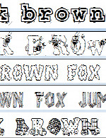فونت های گرافیکی و کارتونی و غیرمعمول (115  فونت)Unusuals Fonts