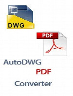 کانورتر  دی دبلیو جی به پی دی افAutoDWG DWG to PDF Converter 2016 4.9.1