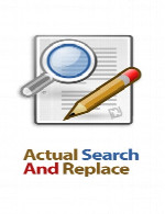 اکتوال سرچ اند ریپلیسActual Search and Replace v2.9.3
