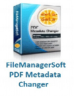 فایل منیجر سافت پی دی اف  متا دیتا چنجرFileManagerSoft PDF Metadata Changer v2.7.3 WinAll