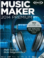 مجیک موزیک میکرMAGIX Music Maker 2014 Premium
