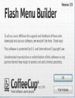 فلش منو بیلدرCoffeeCup Flash Menu Builder v3.5
