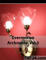 آرک مدل شماره 3 شامل انواع لوستر،چراغهای تزیینی و...Evermotion Archmodel Vol 3