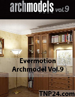 آرک مدل شماره 9 شامل کمد، میز و...Evermotion Archmodel Vol 9