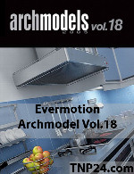 آرک مدل شماره 18شامل لوازم آشپزخانه ، ظرف میوه ، قوری و...Evermotion Archmodel Vol 18
