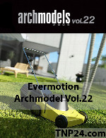 آرک مدل شماره 22 شامل میز راحتی ساحلی، چتر ساحلی، دستگاه چمن زنی، کباب ساز و...Evermotion Archmodel Vol 22