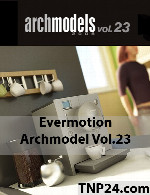 آرک مدل شماره 23 شامل ماشین لباسشویی، مایکروویو، اجاق گاز و...Evermotion Archmodel Vol 23