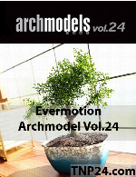 آرک مدل شماره 24 شامل گیاهان خانگیEvermotion Archmodel Vol 24