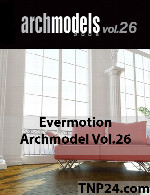 آرک مدل شماره 26 شامل مبلمانهای فانتزیEvermotion Archmodel Vol 26