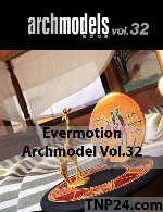 آرک مدل شماره 32 شامل اشیای تزیینیEvermotion Archmodel Vol 32