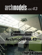 آرک مدل شماره 43 شامل مبلمان و صندلیEvermotion Archmodel Vol 43
