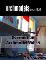 آرک مدل شماره 49 شامل کیف چمدان عینک و...Evermotion Archmodel Vol 49