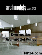 آرک مدل شماره 53 شامل مبلمان اداریEvermotion Archmodel Vol 53