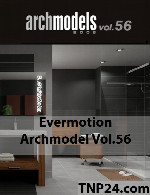 آرک مدل شماره 56 شامل لوازم سرویس بهداشتیEvermotion Archmodel Vol 56