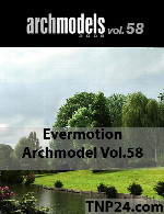 آرک مدل شماره 58 شامل درخت و گیاهEvermotion Archmodel Vol 58