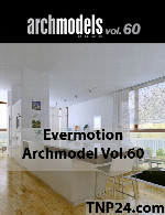 آرک مدل شماره 60 شامل پردهEvermotion Archmodel Vol 60