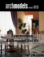 آرک مدل شماره 65 شامل میز و صندلی و...Evermotion Archmodel Vol 65