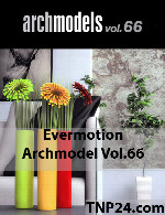 آرک مدل شماره 66 شامل گل و گیاه و...Evermotion Archmodel Vol 66