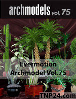 آرک مدل شماره 75 شامل انواع گیاهانEvermotion Archmodel Vol 75
