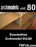 آرک مدل شماره 80 شامل  انواع قفسهEvermotion Archmodel Vol 80