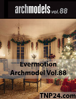 آرک مدل شماره 88 شامل درخت کریسمس و...Evermotion Archmodel Vol 88