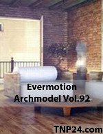 آرک مدل شماره 92 شامل مبلمانEvermotion Archmodel Vol 92