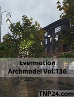 آرک مدل شماره 136 شامل درختEvermotion Archmodel Vol 136