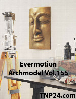 آرک مدل شماره 155 شامل مجسمه وسایل تزیینی کتاب و...Evermotion Archmodel Vol 155