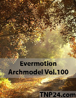 آرک مدل شماره 100 شامل درختEvermotion Archmodel Vol 100