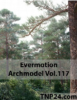آرک مدل شماره 117 شامل درختEvermotion Archmodel Vol 117