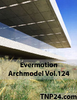 آرک مدل شماره 124 شامل انواع چمن و بوته و گیاهEvermotion Archmodel Vol 124