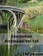 آرک مدل شماره 126 شامل چمن و بوته و...Evermotion Archmodel Vol 126