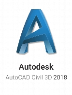 اوتودسک اوتوکد سیویلAutodesk AutoCAD Civil 3D 2018 X64