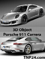 سمپل سه بعدی پورشه 911 کرراPorsche 911 Carrera 3D Object