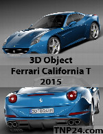 سمپل سه بعدی فراری کالیفورنیا تی 2015Ferrari California T 2015 3D Object